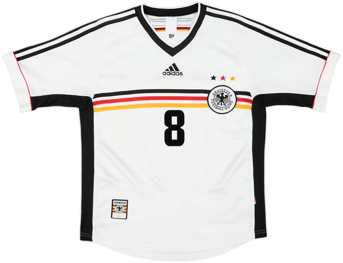 1998-00 Germany Home Shirt Matthaus #8 - 8/10 - (Y)