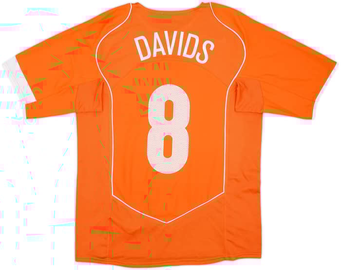 2004-06 Netherlands Home Shirt Davids #8 - 8/10 - (M)