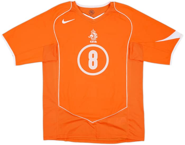 2004-06 Netherlands Home Shirt Davids #8 - 8/10 - (M)