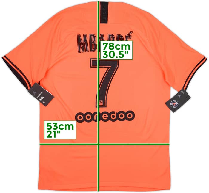 2019-20 Paris Saint-Germain Authentic Away Shirt Mbappe #7 (L)