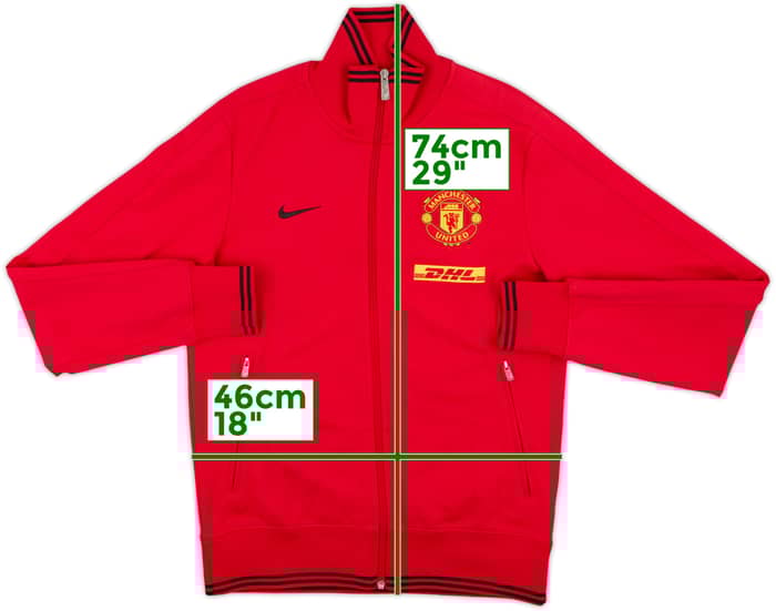 2012-13 Manchester United Nike Track Jacket - 9/10 - (M)