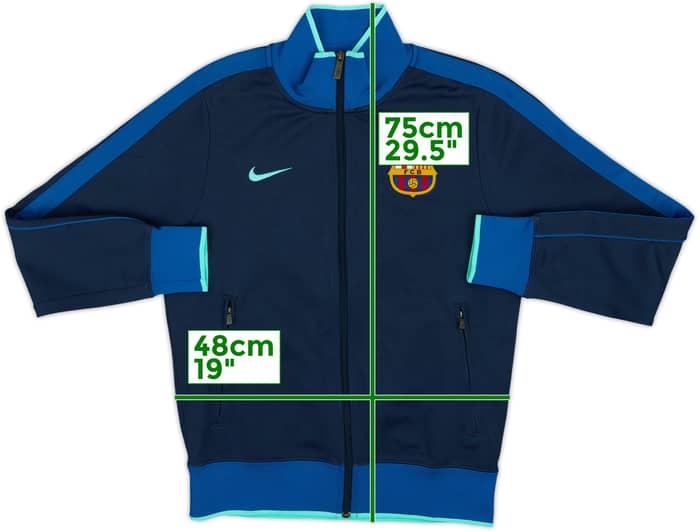 2010-11 Barcelona Nike Track Jacket - 7/10 - (S)