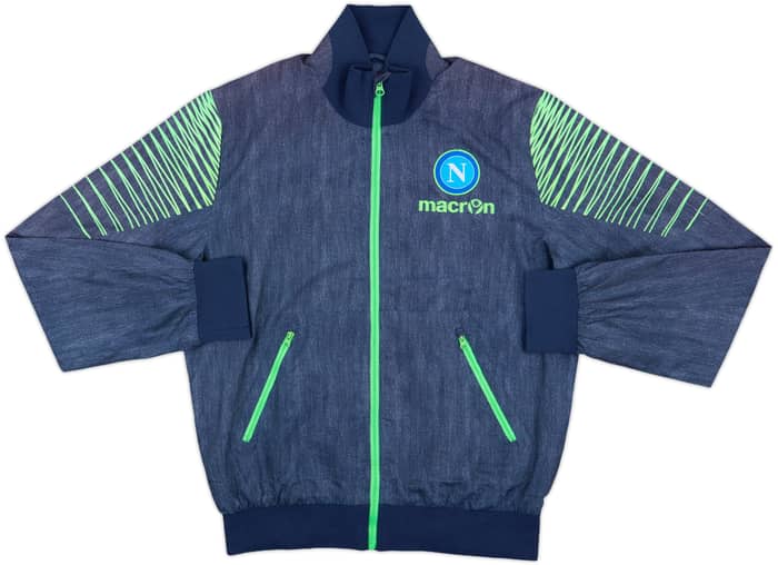 2014-15 Napoli Macron Track Jacket - 6/10 - (M)