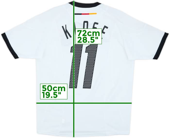 2002-04 Germany Home Shirt Klose #11 - 7/10 - (M)