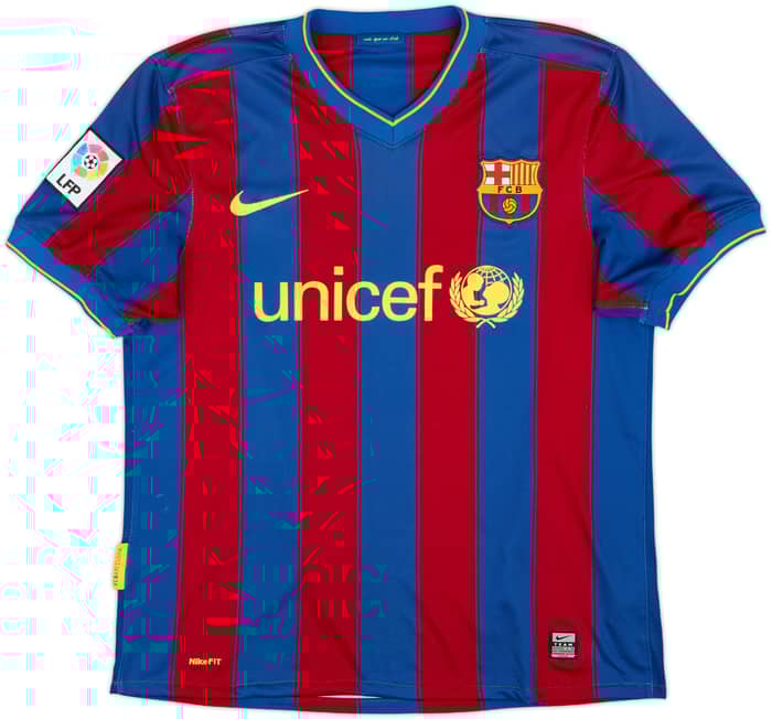 2009-10 Barcelona Home Shirt Ibrahimovic #9 - 7/10 - (M)