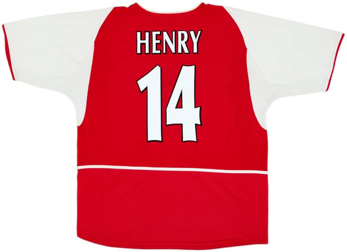 2002-04 Arsenal Home Shirt Henry #14 - 6/10 - (XXL)