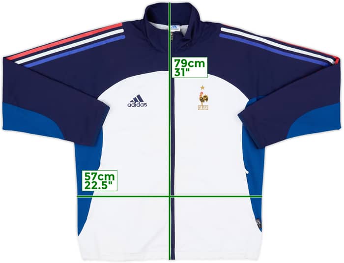 2002-04 France adidas Track Jacket - 7/10 - (S)