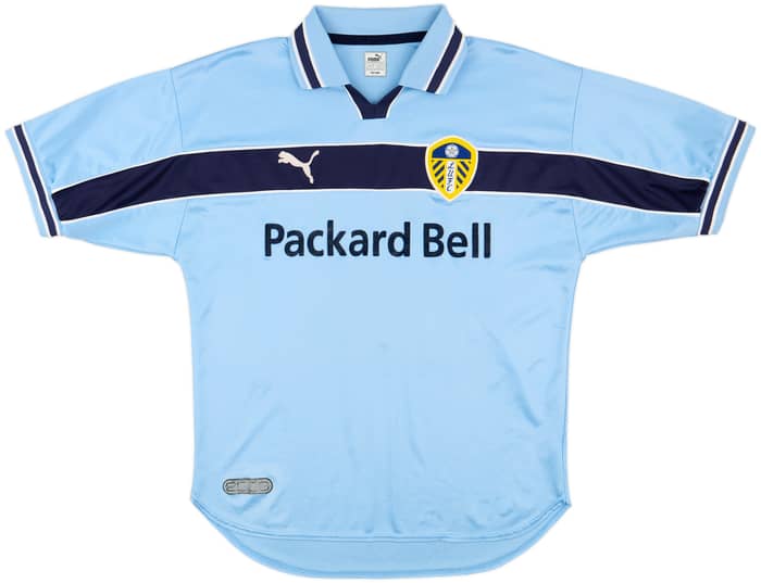 1999-00 Leeds United Away Shirt Haaland #4 - 8/10 - (L)