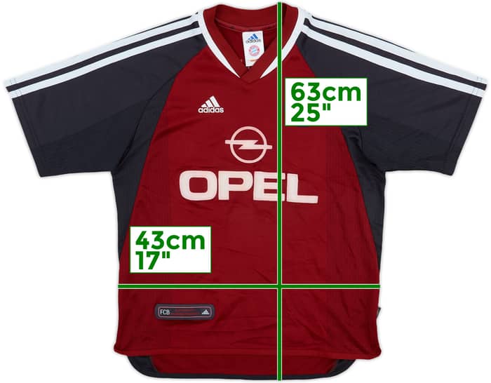 2001-02 Bayern Munich Home Shirt - 7/10 - (L.Boys)