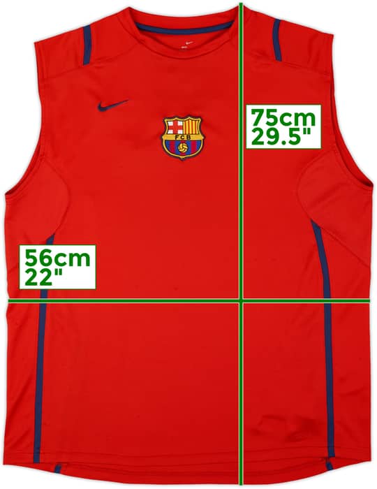 2006-07 Barcelona Nike Training Vest - 7/10 - (XL)