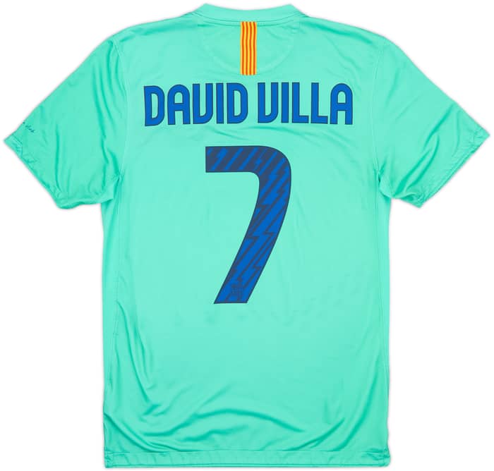 2010-11 Barcelona Away Shirt David Villa #7 - 9/10 - (S)