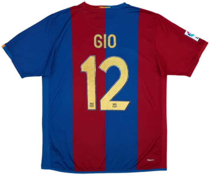 2006-07 Barcelona Home Shirt Gio #12 - 6/10 - (L)