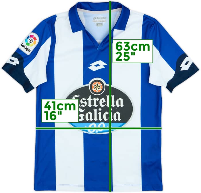 2016-17 Deportivo de La Coruna Home Shirt - 5/10 - (Women's M)