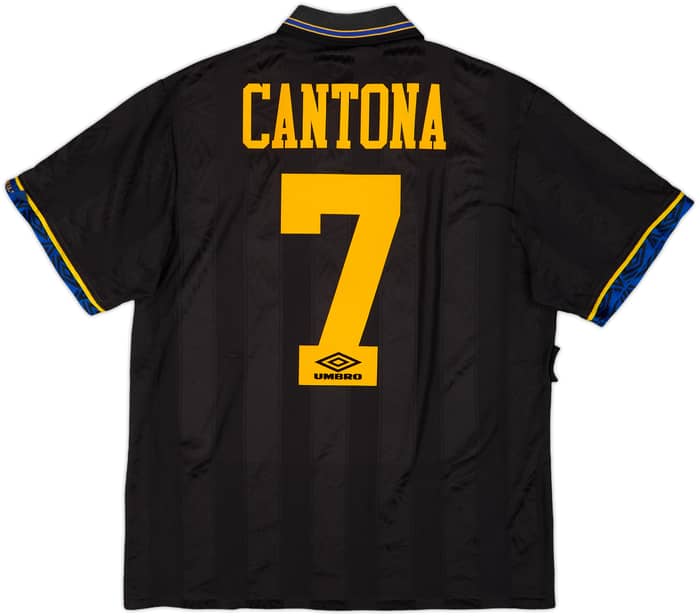 1993-95 Manchester United Away Shirt Cantona #7 - 6/10 - (L)