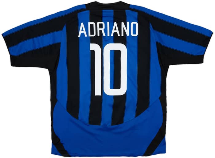 2003-04 Inter Milan Home Shirt Adriano #10 - 6/10 - (XL)