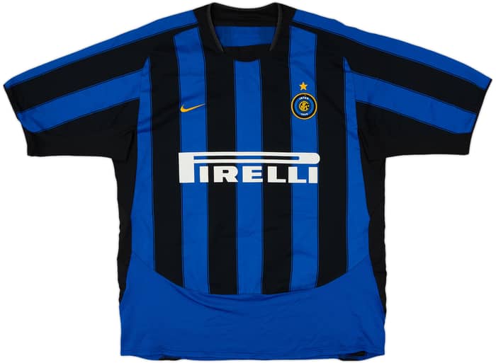 2003-04 Inter Milan Home Shirt Adriano #10 - 6/10 - (XL)