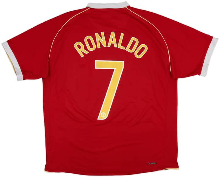 2006-07 Manchester United Local Camiseta Ronaldo #7 - 6/10 - (L)