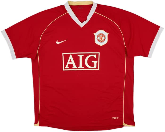 2006-07 Manchester United Local Camiseta Ronaldo #7 - 6/10 - (L)