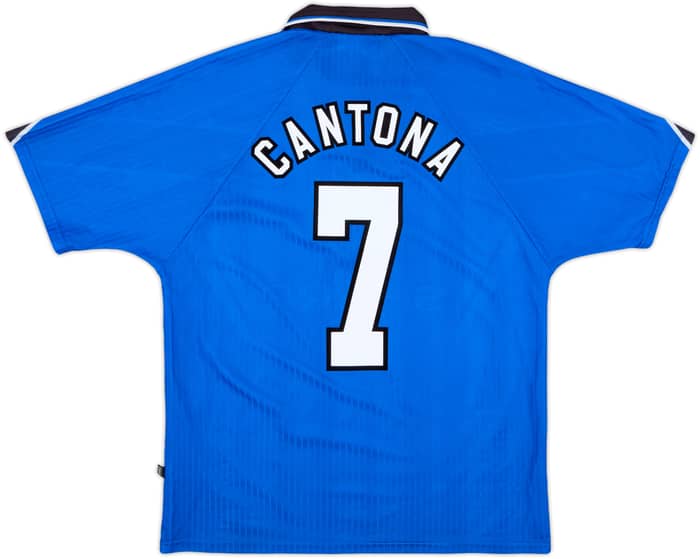 1996-98 Manchester United Third Shirt Cantona #7 - 8/10 - (L)