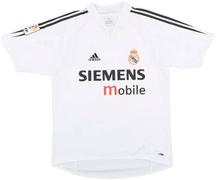 2004-05 Real Madrid Home Shirt Zidane #5 - 8/10 - (S)