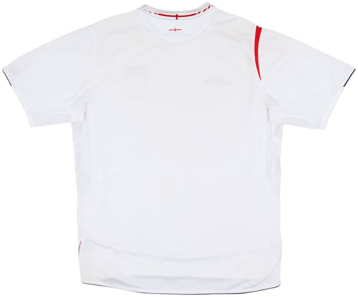 2005-07 England Home Shirt - 5/10 - (XL)