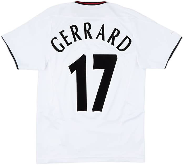 2003-04 Liverpool Away Shirt Gerrard #17 - 5/10 - (S)