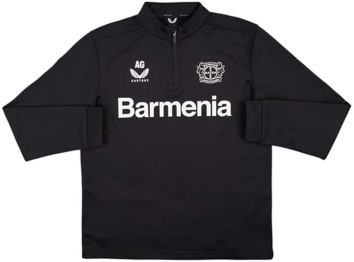 2022-23 Bayer Leverkusen Staff Issue Castore 1/4 Drill Top AG - 9/10 - (M)
