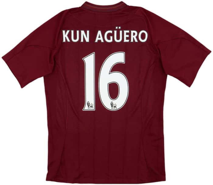 2012-13 Manchester City Away Shirt Kun Aguero #16 - 6/10 - (M)