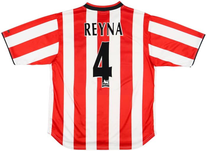 2000-02 Sunderland Home Shirt Reyna #4 - 7/10 - (L)