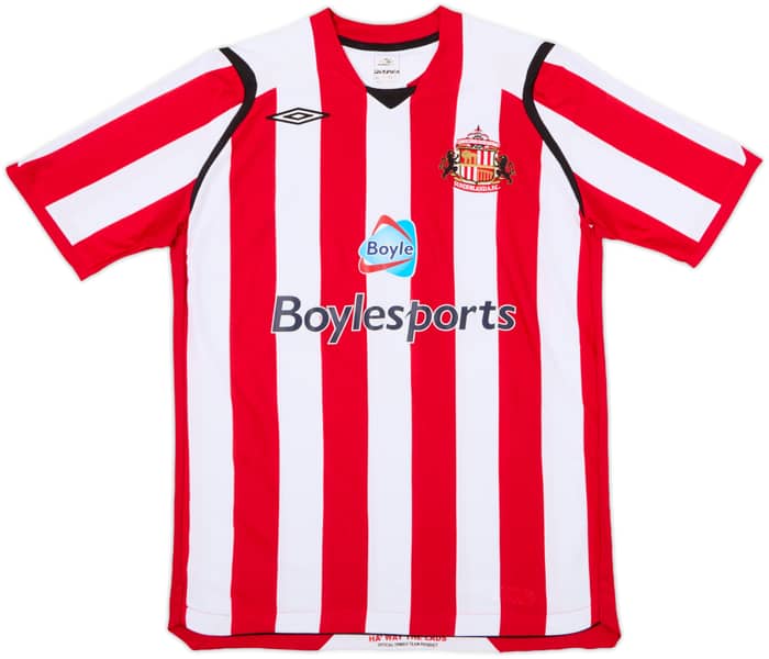 2008-09 Sunderland Home Shirt Yorke #19 - 9/10 - (L)