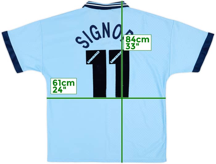 1996-97 Lazio Home Shirt Signori #11 - 7/10 - (L)