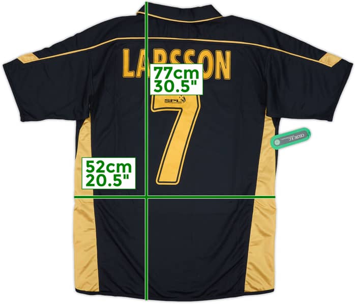 2003-04 Celtic Away Shirt Larsson #7 (M)