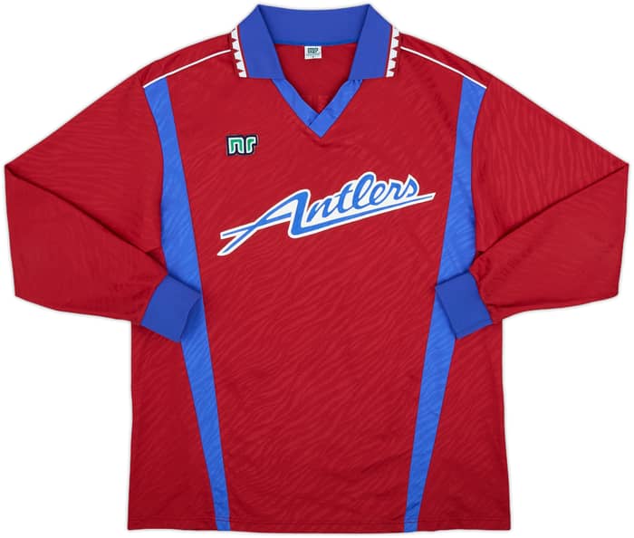 1992 Kashima Antlers Home L/S Shirt - 9/10 - (L)