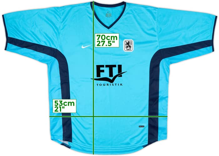 2001-02 1860 Munich Home Shirt - 9/10 - (L)