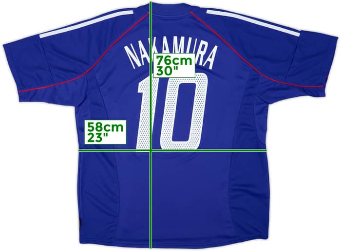 2002-04 Japan Home Shirt Nakamura #10 - 10/10 - (XL)