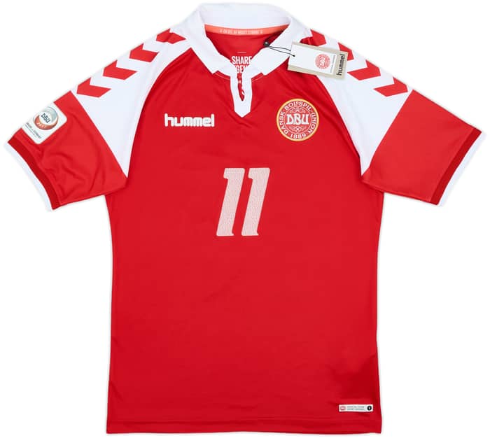 2017 Denmark '1992 Tribute' Anniversary Home Shirt #11 (M)