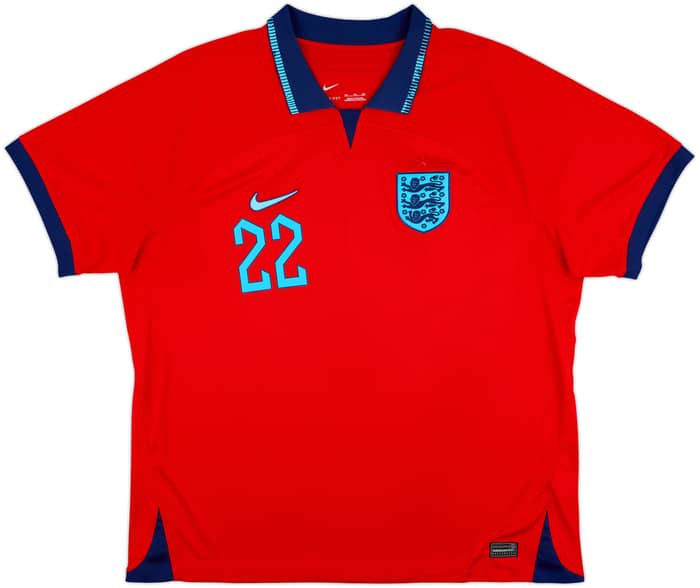 2022-23 England Away Shirt Bellingham #22 - 8/10 - (XXL)
