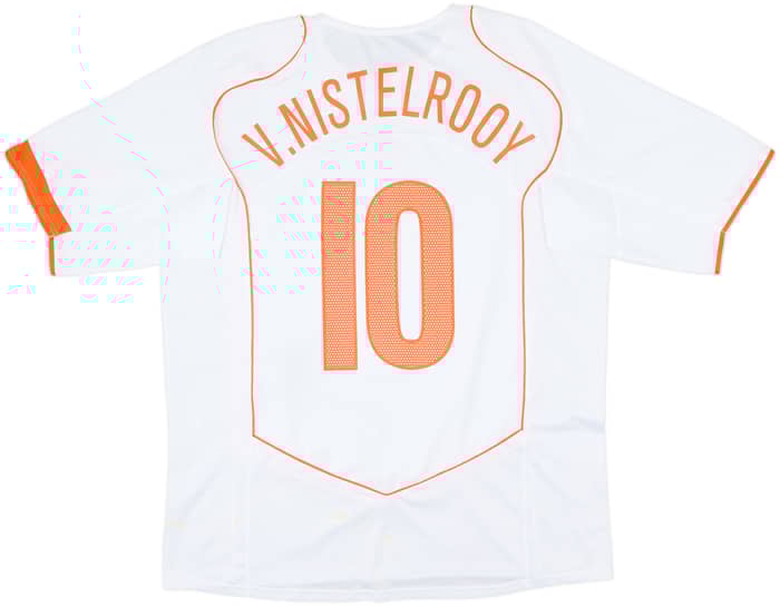 2004-06 Netherlands Away Shirt V.Nistelrooy #10 - 7/10 - (XL)