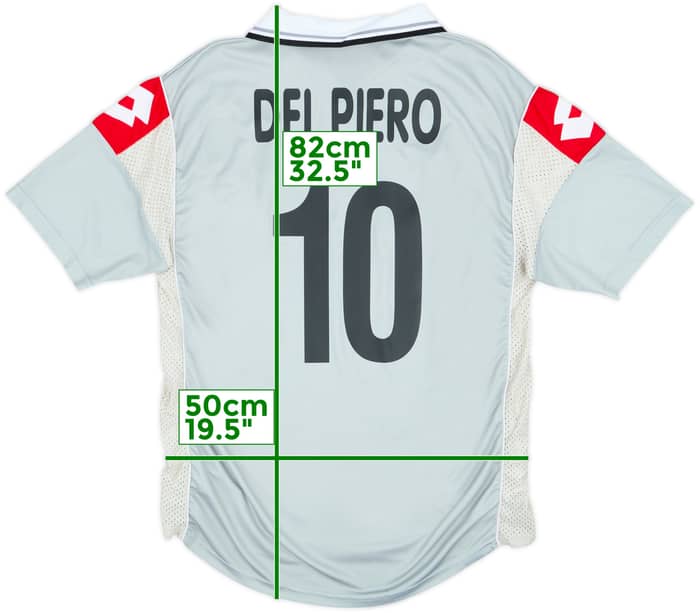 2000-01 Juventus Third Shirt Del Piero #10 - 8/10 - (XL)