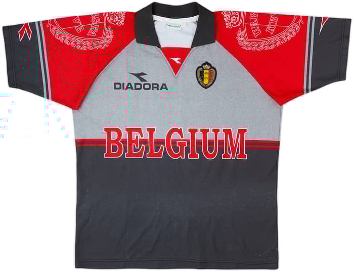 1992-94 Belgium Diadora Training Shirt - 8/10 - (L)