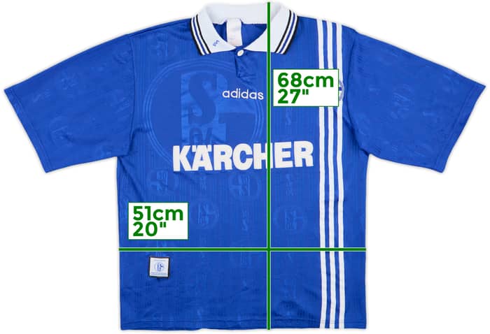 1996-97 Schalke Home Shirt - 8/10 - (M)