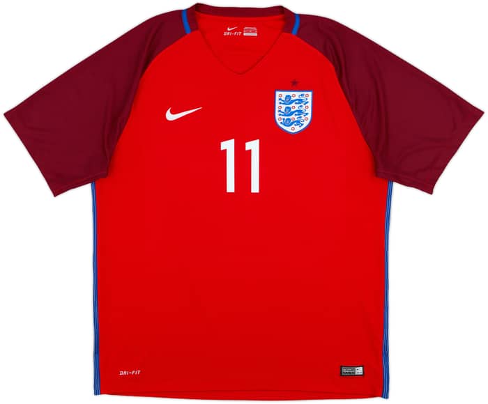 2016-17 England Away Shirt Vardy #11 - 10/10 - (XL)