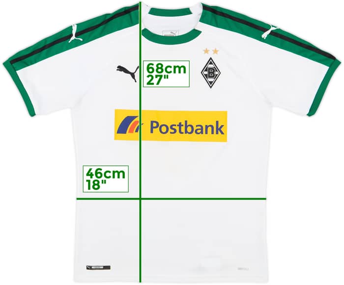 2018-19 Borussia Monchengladbach Home Shirt - 6/10 - (S)