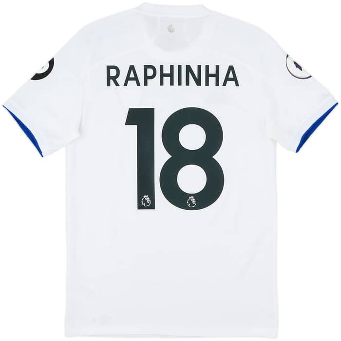 2020-21 Leeds United Home Shirt Raphinha #18 - 8/10 - (S)