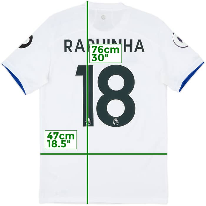 2020-21 Leeds United Home Shirt Raphinha #18 - 8/10 - (S)