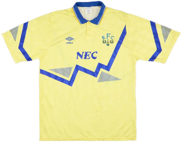 1990-92 Everton Away Shirt - 9/10 - (L)
