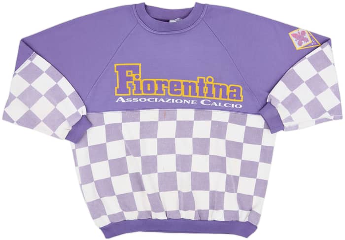 1990-91 Fiorentina Le Felpe Dei Grandi Club Sweat Top - 4/10 - (XL)