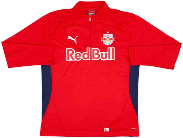 2024-25 Red Bull Salzburg Staff Issue Nike 1/4 Zip Drill Top CKA - 9/10 - (L)