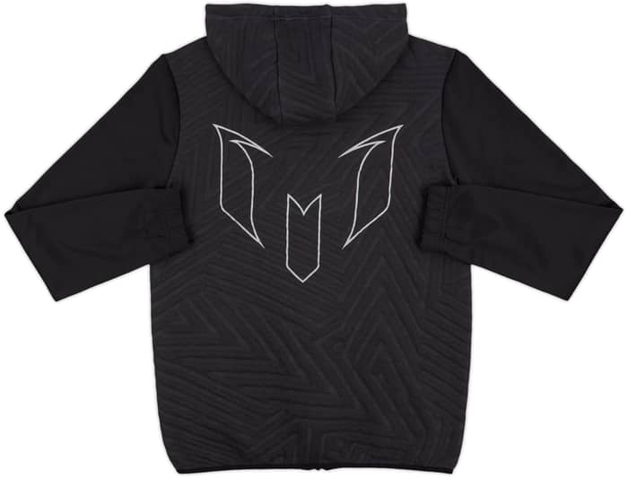2018-19 Messi adidas Zipped Hooded Sweat Top - 9/10 - (XL.Boys)