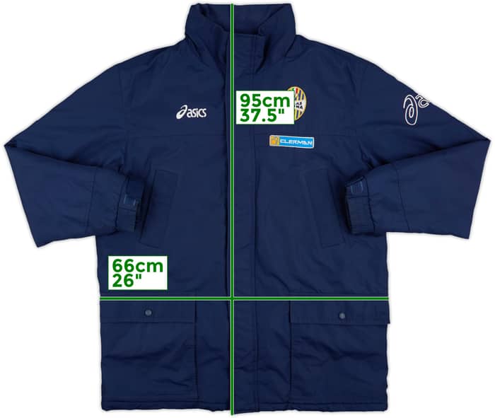 2006-07 Hellas Verona Asics Padded Bench Coat - 9/10 - (L)